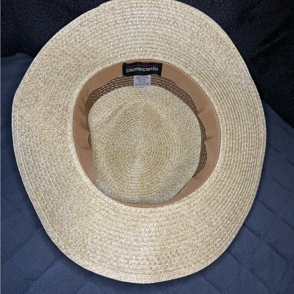 Pierre Cardin Stylish Cream & Tan Fedora Hat - Picture 8 of 8